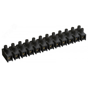 Зажим винтовой ЗВИ-5 н/г 1,5-4,0мм2 (2шт/блистер) черные UZV5-005-04-2