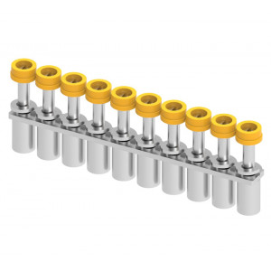 Соединительная перемычка CA781/10, Соединительная перемычка, винтовая, изолированная, 10 полюса, для клемм: CTS35UN, цвет: оранжевый