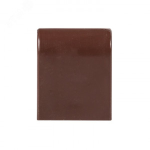 Заглушка (20х10) (4 шт) темное дерево EKF-Plast