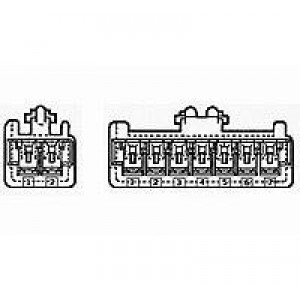 917688-1, Автомобильные разъемы 2.5SIG DLOCK PLG HSG 4P