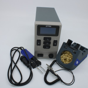 ST-1509-N100, Паяльная станция 150Вт с термопинцетом N9100, цифровая регулировка температуры от 80°С до 480°С, наконечники серии T9100