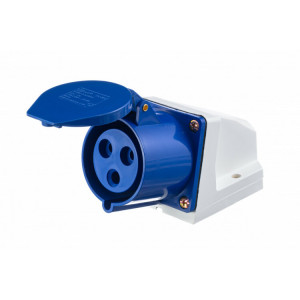 Розетка стационарная 123 2Р+РЕ 32А 220В IP44 РС-102 DEK C2 26031DEK