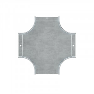 Ответвитель DPX крестообразный 200х50 в комплекте с крепежными элементами и соединительными пластинами 36184K