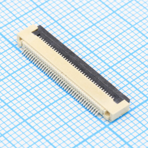 L-KLS1-242G-2.0-40-T-R, Разъем для плоского шлейфа 40 контактов шаг 0.5мм