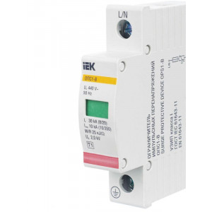 Ограничитель перенапряжения ОПС1-B 1P MOP20-1-B