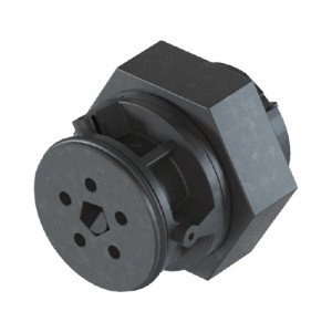 Розеточный разъем в панель RST08i5 S B1 M02H SW, Розеточныйразъем в панель,М16,6,5 полюсов, тип фиксации провода: винтовой, номинальные характеристики: 250V/400V 8A, цвет корпуса: черный, цвет контактной вставки: черный,серия RST MICRO