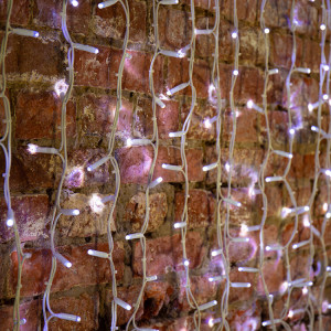 Гирлянда "Светодиодный Дождь" 2х1,5м, постоянное свечение, белый провод "КАУЧУК", 230 В, диоды БЕЛЫЕ 237-115