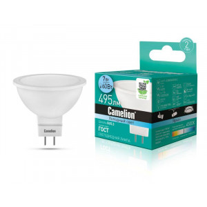 Лампа светодиодная LED7 JCDR/845/GU5.3 7Вт рефлектор матовая 4500К бел. GU5.3 495лм 170-265В 11657