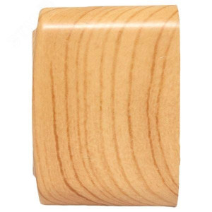 Розетка 2-местная ОП Минск 16А с заземлением светлое дерево EGR16-128-30