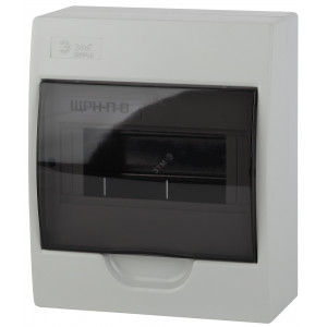 Бокс ЩРН-П-8 мод. навесной пластик IP41 SIMPLE NO-box_simple-plastic_8_surface Б0041523