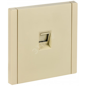 FORTE&PIANO Розетка компьютерная RJ45 кат.5E FP432 ваниль IEK FP-K10-1-K10
