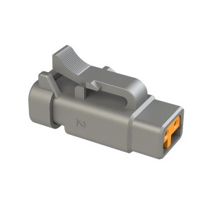 ATM06-2S-EC01, Автомобильные разъемы 2 PIN PLUG W/ END CAP