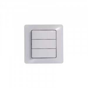 Выключатель 3-кл. СП Glossa 10А IP20 (сх. 1+1+1) 10AX механизм бел. SE GSL000131