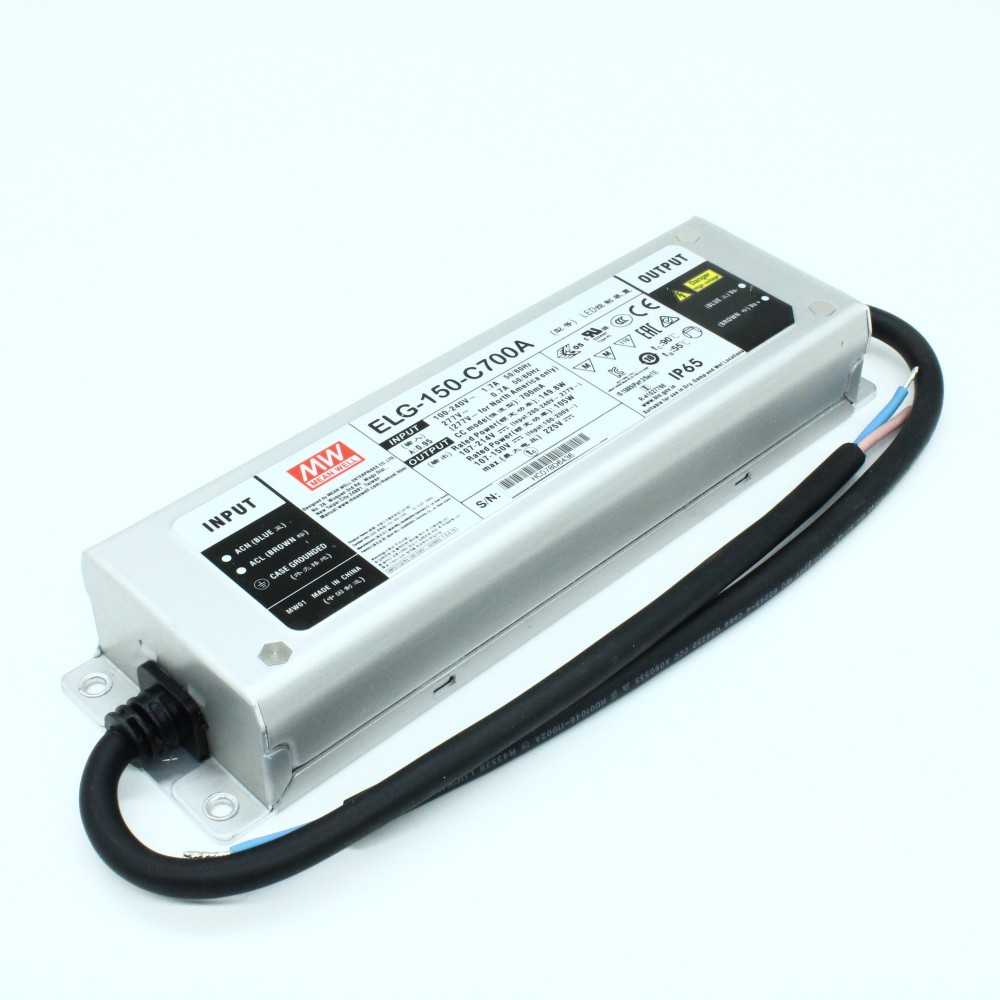 Изображение товара AC/DC драйвер для светодиодов 150 Вт IP65 ELG-150-C700A надежное питание
