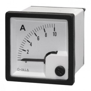 Амперметр   10А    (48Х48), Измерительная головка DCA 10A вертикального положения, класс точности 2,5