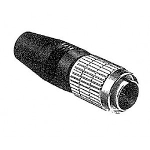 HR25-9TP-20P(72), Стандартный цилиндрический соединитель 20P MALE PLUG SOLDER 28AWG