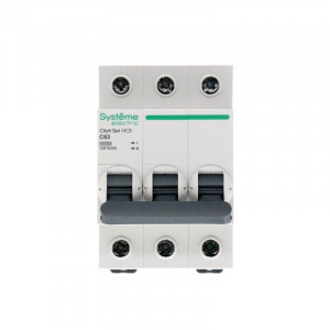Выключатель автоматический модульный 3п C 63А 4.5кА City9 Set 400В SE C9F34363
