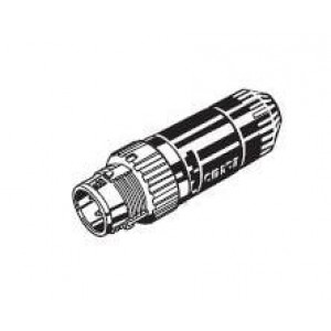 XS5G-D4C5, Цилиндрические метрические разъемы Plug Straight 4pin Crimp for 3mmCable