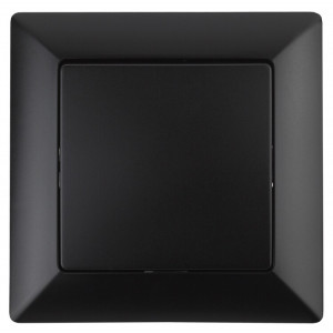 Выключатель Solo 4-101-05 одноклавишный 10А-250В, IP20, СУ, антрацит Б0053548