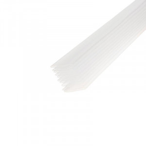 Трубка термоусадочная ТУТ нг 25,0/12,5 прозрачн, термоусаживаемая трубка в метровой нарезке, не поддерживает горение