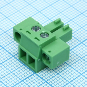 15EGTKM-3.81-02P-14-00, Разъемный клеммный блок, 2 контакта. Серия 15EGTKM-3.81