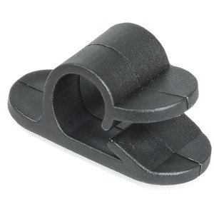 Клипса самоклеящаяся КС-1 черная (24шт) UHP41-1-K02