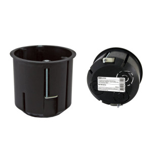 Установочная коробка СП D73х73мм, углубленная, саморезы, метал. лапки, IP20, инд. штрихкод, SQ1403-0910