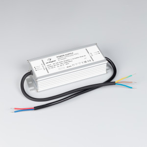 Блок питания ARPV-UH24240-PFC (24V, 10.0A, 240W) 023640(1), Источник напряжения с гальванической развязкой для светодиодных изделий. Входное напряжение 120-240 VAC. Выходные параметры: 24 В, 10 А, 240 Вт. Встроенный PFC >0.95. Герметичный алюминиевый корпус IP 67. Рабочая температура -40…+70C?. Габаритные размеры