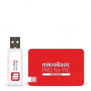 MIKROE-726, Программное обеспечение для разработки mikroBasic PRO for PIC (USB Dongle)