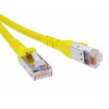 Патч-корд экранированный CAT6A S/FTP 4х2, LSZH, желтый, 0.5м RN6ASF4505YL
