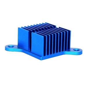 ATS-CPX025025010-137-C2-R0, Радиаторы pushPIN Heatsink, Blue-Anodized, 25x25x10mm