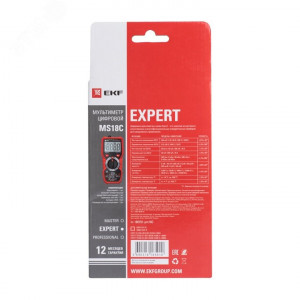 MS18C Expert In-180701-pm18C, Мультиметр цифровой, серия Expert