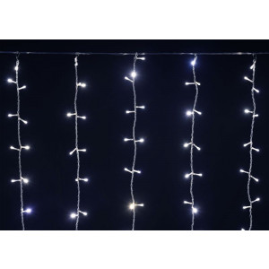Гирлянда "Занавес" 1.5х1.5м 160LED бел. IP20 провод прозр. 230В транзит LGDB201-2-160-L1-T-S-20