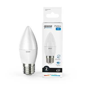 Лампа Elementary Свеча 10W 750lm 6500K E27 LED 1/10/100 30230