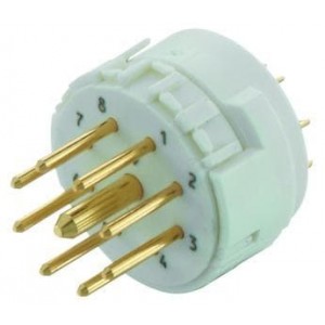 09151092602, Standard Circular Connector Han M23 09 Male Solder