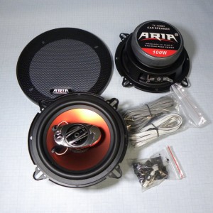 ARIA TL-1306H (пара), Коаксиальные двухполосные динамики (пара)13 см / 5.25", 4 Ом, частотный диапазон: 75 - 20 000 Гц, RMS - 40 Вт, MAX - 100 Вт, чувствительность 90дБ, подвес-резина
