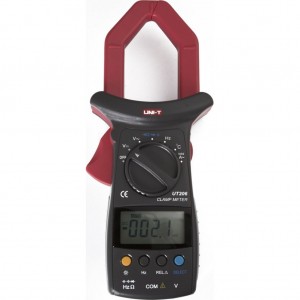 UT206, Токоизмерительные клещи, 600В, 1000А, 40МОм, емкость, частота, температура