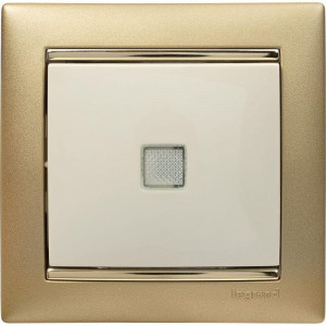 Выключатель 10A подсв СЛНК VLN 774310