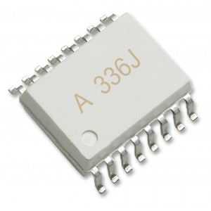 ACPL-336J-000E, Оптопара драйвер затвора 5кВ 16SO