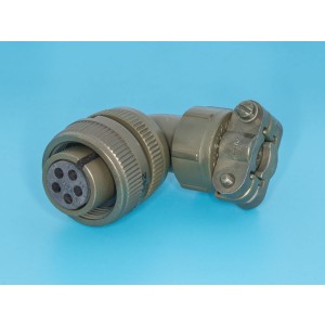 MS3108E-14S-5S, Разъём серии MS  5 контактов, гнездо на кабель, прямой угол