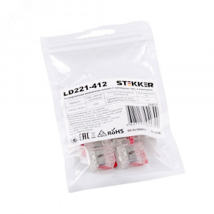 Клемма монтажная 2-проводная, (DIY упаковка 5 шт), 32417