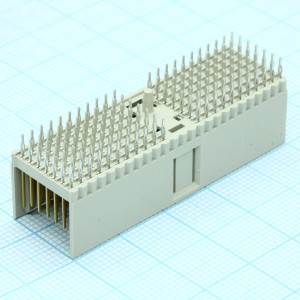 5188834-1, Разъем на плату 154 контакта шаг 2мм монтаж в отверстие туба