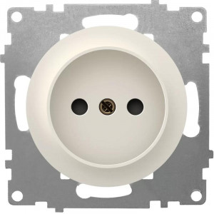 Розетка 1-м СП Florence 16А IP20 без заземл. винтов. клеммы механизм беж. (1E10301301) 2172789