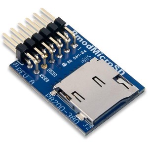 410-380, Средства разработки интегральных схем (ИС) памяти Pmod MicroSD: microSD Card Slot