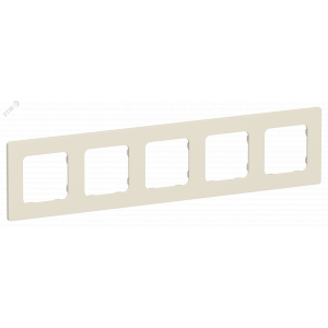 FLITE CLASSIC Рамка 5-местная РУ-5-К-ФлСл сливочный IEK FI-M52-32-20-K86