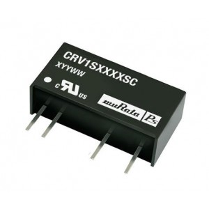 CRV1D0512SC, Преобразователи постоянного тока в постоянный с изоляцией 1W 5Vin 12Vout 42mA SIP Dual Out