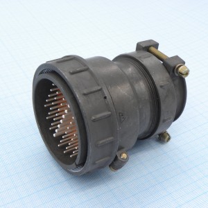 ШР60П47НГ2 вилка, Вилка кабельная с прямым патрубком