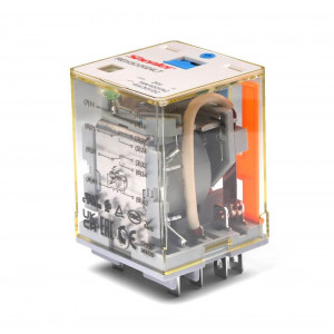 Реле REH3CO900LT, Силовое реле, 3 группы переключающих контактов, тип контактов: 3СO, 400VAC, 16A, светодиодная индикация, тестовая кнопка, для колодок серий: SEB11-E, SEB11-P