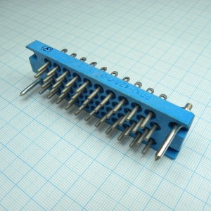 РП10-42 Л-П-О вилка, Соединитель  низкочастотный, прямоугольный, внутреннего монтажа