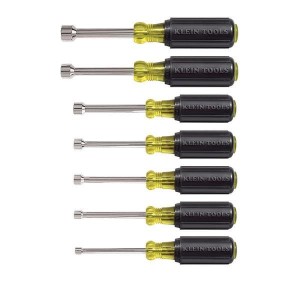631, Отвертки, гаечные ключи и гайковерты со сменными головками Nut Driver Set 3-Inch Shafts, Cushion Grip, 7-Piece